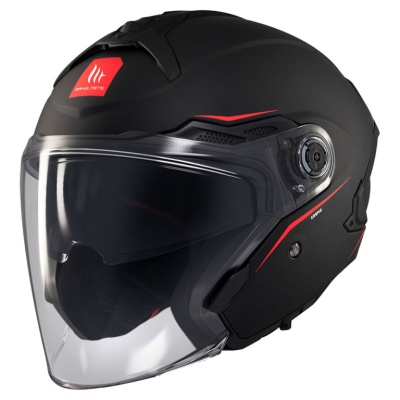 Шлем MT COSMO SV SOLID Matt Black фото в интернет-магазине FrontFlip.Ru