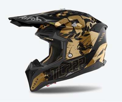 Мотошлем AIROH AVIATOR 3 TC222 THE LEGEND Кросс-Эндуро Карбон фото в интернет-магазине FrontFlip.Ru