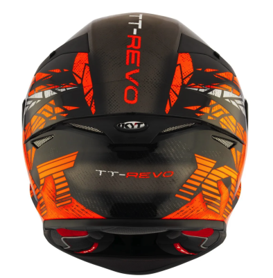 [KYT] Мотошлем TT-REVO COMBUSTION ORANGE, цвет Оранжевый фото в интернет-магазине FrontFlip.Ru