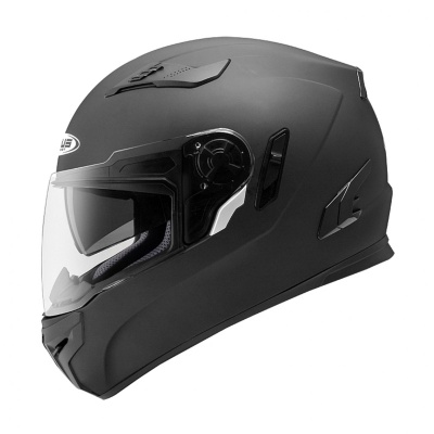 ZEUS Шлем интеграл ZS-813A Термопластик, мат., Черный фото в интернет-магазине FrontFlip.Ru
