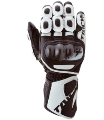 Перчатки комбинированные Taichi GP-X RACING White/Black фото в интернет-магазине FrontFlip.Ru