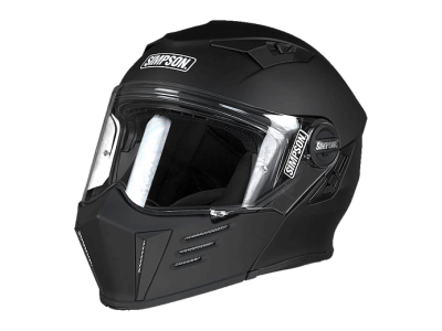 SIMPSON Шлем DARKSOME MATT BLACK фото в интернет-магазине FrontFlip.Ru