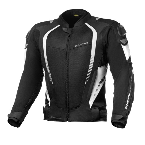 куртка SHIMA MESH PRO BLACK/WHITE фото в интернет-магазине FrontFlip.Ru