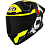 [KYT] Мотошлем TT-REVO ELECTRON, цвет Черный Матовый/Желтый