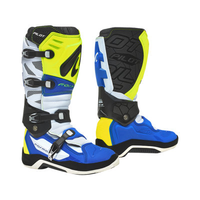 FORMA Ботинки PILOT YELLOWFLUO/WHITE/BLUE фото в интернет-магазине FrontFlip.Ru