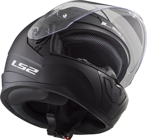 LS2 Мотошлем FF353 RAPID SOLID черный матовый фото в интернет-магазине FrontFlip.Ru