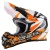 ONEAL Шлем кроссовый 3Series SHOCKER Термопластик, глянец, Черный/Оранжевый фото в интернет-магазине FrontFlip.Ru