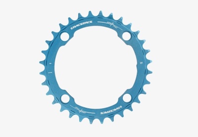 Звезда Race Face Narrow Wide 104x32T Blue (RNW104X32BLU) фото в интернет-магазине FrontFlip.Ru