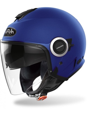 Мотошлем AIROH HELIOS COLOR BLUE MATT фото в интернет-магазине FrontFlip.Ru