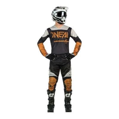 Джерси O'NEAL Hardwear Surge мужской черный/коричневый фото в интернет-магазине FrontFlip.Ru