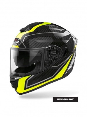 AIROH шлем интеграл ST.501 PRIME YELLOW GLOSS фото в интернет-магазине FrontFlip.Ru