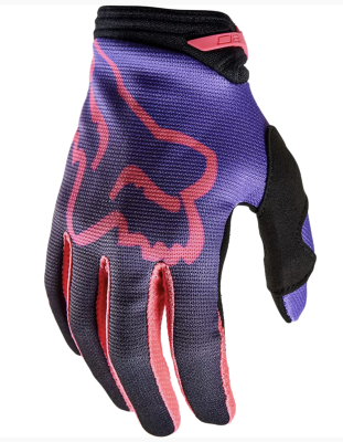 Мотоперчатки женские Fox 180 Toxsyk Womens Glove Black/Pink фото в интернет-магазине FrontFlip.Ru