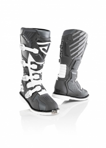 Мотоботы кроссовые Acerbis X-RACE Grey фото в интернет-магазине FrontFlip.Ru