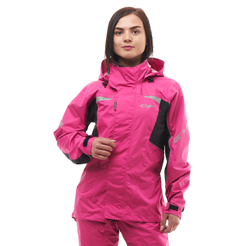 Куртка - дождевик EVO Woman Pink (мембрана) 2023 фото в интернет-магазине FrontFlip.Ru