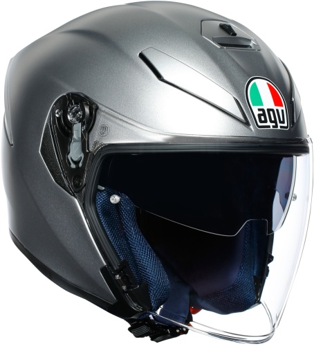 Шлем AGV K-5 JET MONO Matt Grey фото в интернет-магазине FrontFlip.Ru