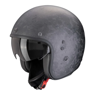 [SCORPION EXO] Мотошлем BELFAST EVO CARBON ONYX MAT, цвет Карбон Матовый фото в интернет-магазине FrontFlip.Ru