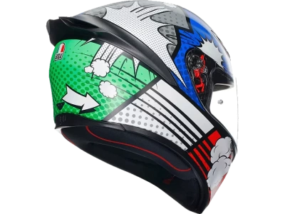 AGV Шлем K-1 E2206 BANG MATT ITALY/BLUE фото в интернет-магазине FrontFlip.Ru