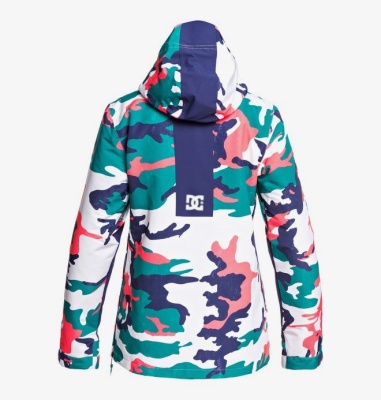 DC SHOES КУРТКА СНОУБОРДИЧЕСКАЯ ENVY ANORAK J SNJT BQT6 BLUE GRASS WMN VINTAGE CAMO фото в интернет-магазине FrontFlip.Ru
