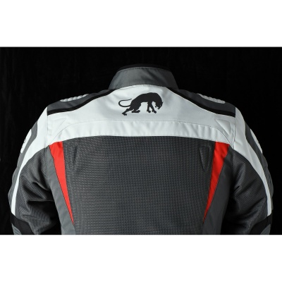 [FURYGAN] Мотокуртка APALACHES VENTED текстиль, цвет Черный/Серый/Красный фото в интернет-магазине FrontFlip.Ru