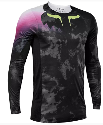 Мотоджерси Fox Flexair Detonate Jersey Black фото в интернет-магазине FrontFlip.Ru
