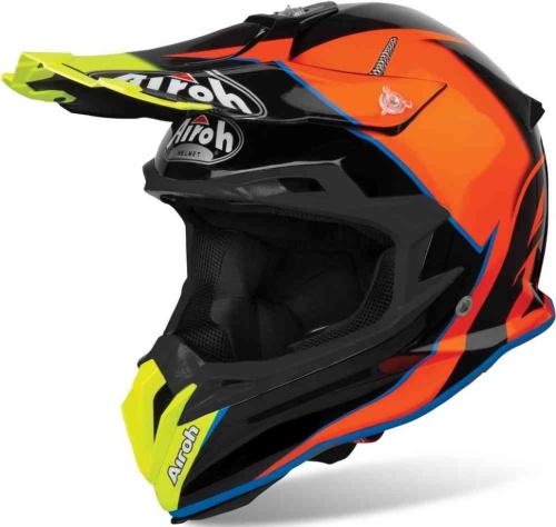 AIROH шлем кросс TERMIN,OPEN VIS,SLIDER AZURE GLOSS фото в интернет-магазине FrontFlip.Ru