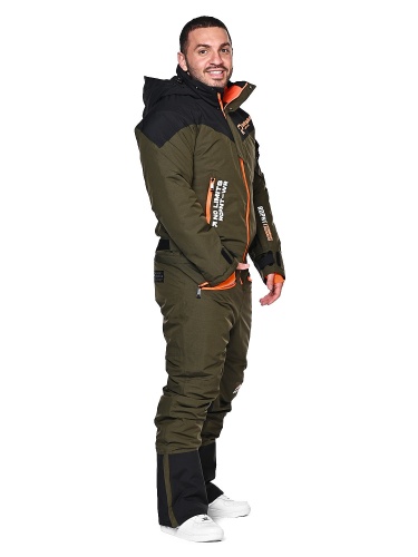 SNOW HEADQUARTER Снегоходный комбинезон мужской A-89002 Хаки фото в интернет-магазине FrontFlip.Ru