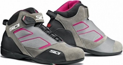 Мотоботы SIDI META WOMAN Pink/Grey фото в интернет-магазине FrontFlip.Ru