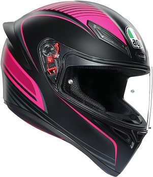 Шлем AGV K-1 MULTI Warmup Black/Pink