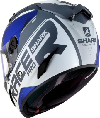 SHARK Шлем RACE-R PRO SAUER Mat AWB фото в интернет-магазине FrontFlip.Ru