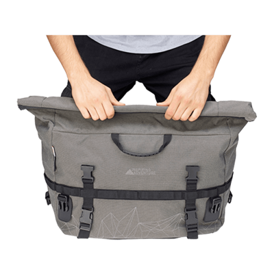 KAPPA Сумка на заднее сиденье серая 32 LT фото в интернет-магазине FrontFlip.Ru