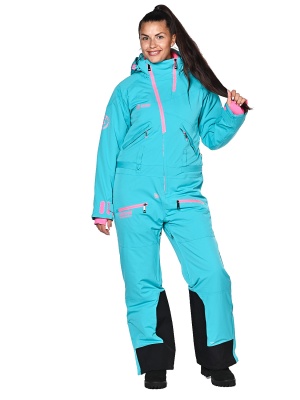 SNOW HEADQUARTER Снегоходный комбинезон женский B-9033 Голубой фото в интернет-магазине FrontFlip.Ru