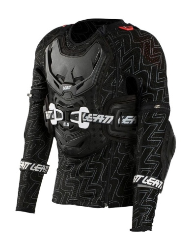 Защита панцирь подростковый Leatt Body Protector 5.5 Junior Black фото в интернет-магазине FrontFlip.Ru