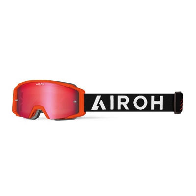 Очки для шлема AIROH GOGGLE BLAST XR1 GBXR132 ORANGE MATT фото в интернет-магазине FrontFlip.Ru