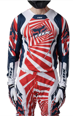 Мотоджерси подростковая Fox 180 Goat Youth Jersey Navy фото в интернет-магазине FrontFlip.Ru