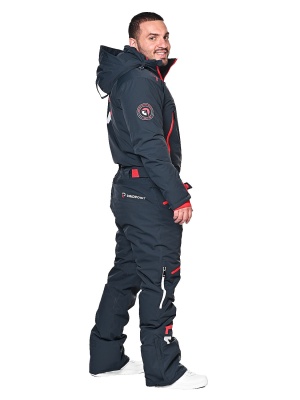 SNOW HEADQUARTER Горнолыжный комбинезон мужской A-89008 Серый фото в интернет-магазине FrontFlip.Ru