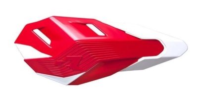 RTech Защита рук HP3 красно-белая с крепежом (moto parts) фото в интернет-магазине FrontFlip.Ru