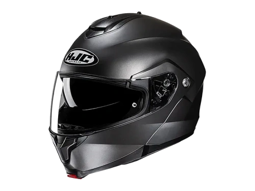 HJC Шлем C91N SEMI FLAT BLACK фото в интернет-магазине FrontFlip.Ru