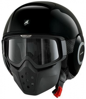 SHARK Шлем SHARK DRAK BLANK BLK фото в интернет-магазине FrontFlip.Ru