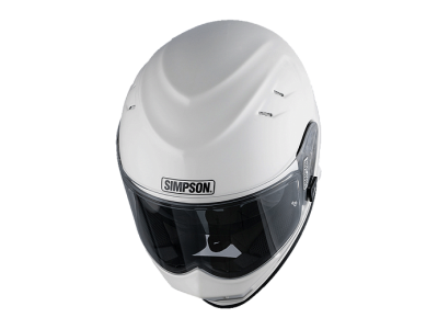 SIMPSON Шлем VENOM GLOSS WHITE фото в интернет-магазине FrontFlip.Ru