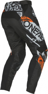 Штаны кросс-эндуро O'NEAL Mayhem Scarz V.22, мужской(ие) черный/оранжевый фото в интернет-магазине FrontFlip.Ru