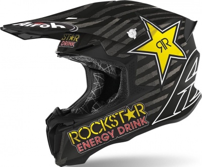 AIROH шлем кросс TWIST 2.0 ROCKSTAR 020 MATT фото в интернет-магазине FrontFlip.Ru