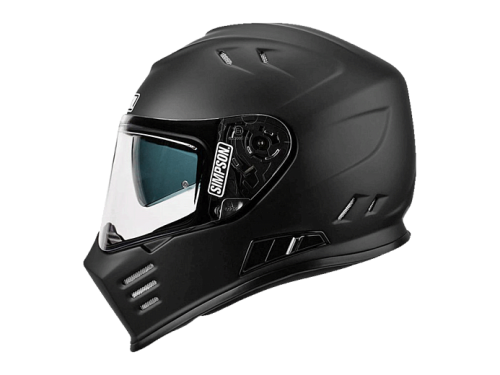 SIMPSON Шлем VENOM MATT BLACK фото в интернет-магазине FrontFlip.Ru