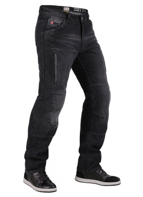 Мотоджинсы мужские INFLAME RAGE, цвет серый темный фото в интернет-магазине FrontFlip.Ru