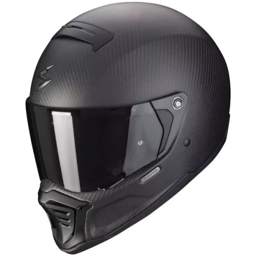 [SCORPION EXO] Мотошлем HX1 CARBON SE SOLID, цвет Карбон/Черный Матовый фото в интернет-магазине FrontFlip.Ru