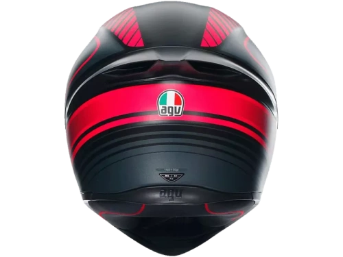 AGV Шлем K-1 E2206 WARMUP BLACK/PINK фото в интернет-магазине FrontFlip.Ru