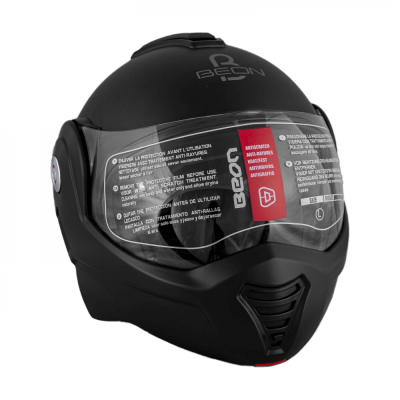 Шлем Beon Reverse 1 MAT BLACK фото в интернет-магазине FrontFlip.Ru