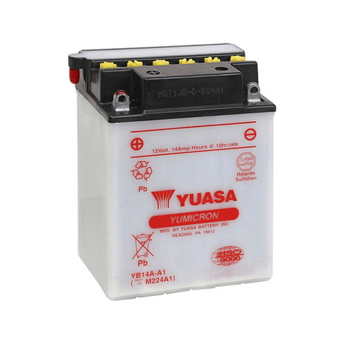 YUASA   Аккумулятор  YB14A-A1 фото в интернет-магазине FrontFlip.Ru