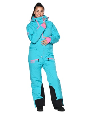 SNOW HEADQUARTER Снегоходный комбинезон женский B-9033 Голубой фото в интернет-магазине FrontFlip.Ru
