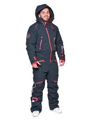 SNOW HEADQUARTER Снегоходный комбинезон мужской A-89008 Серый фото в интернет-магазине FrontFlip.Ru