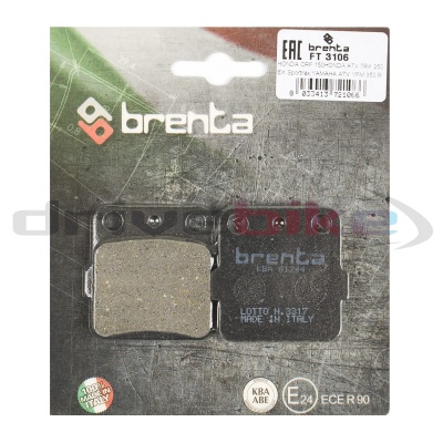[BRENTA] Тормозные колодки FT 3106 Organic фото в интернет-магазине FrontFlip.Ru